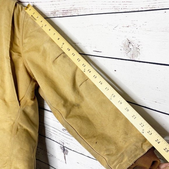 Carhartt Mens Vintage Duck Distressed Worn Workwear Jacket Chore Coat XXL - Picture 9 of 10